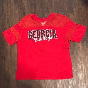 Flying Colors Georgia Bulldog Mesh Shirt